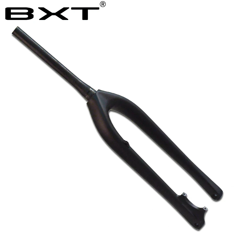 BXT 29er полностью углеродная вилка для горного велосипеда 110*15 мм, вилка для горного велосипеда 1-1/8 до 1-1/2, коническая вилка из углеродного волокна