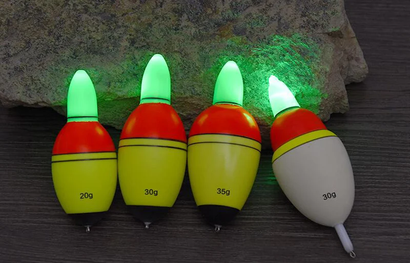 Световой рыбалка поплавок шкафа пены Тип Led Рыбалка свет жезл Bobber буй электронные