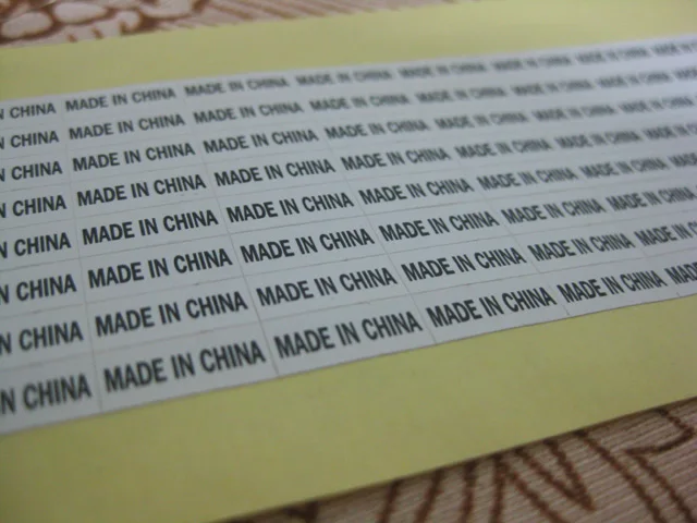 5000 pcs/lot 12x5mm MADE IN CHINA Self-adhesive label sticker Item no.GU01 free shipping | Канцтовары для офиса и дома