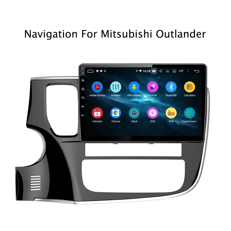 10 1 &quot4G Оперативная память 32G Встроенная Android 9 0 автомобиля gps навигации для Mitsubishi