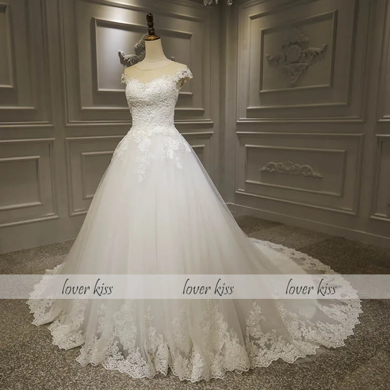 Lover Kiss Vestido De Noiva, свадебные платья из тюля, свадебное платье с рукавами-крылышками и жемчужинами на шнуровке, свадебные платья, gelinlik