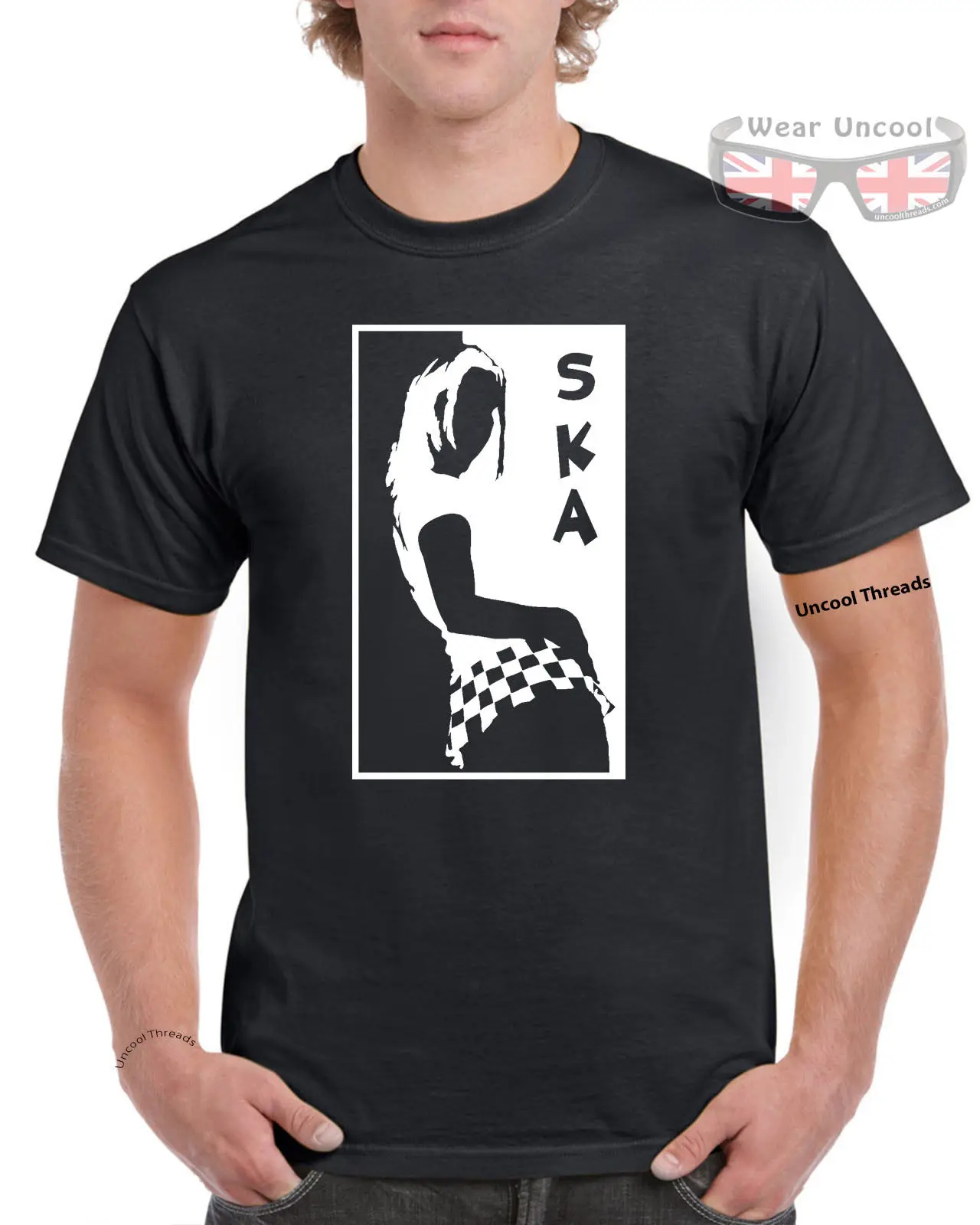 Сексуальная футболка SKA GIRL Mods Ska 2 тона регги душа музыка 60 70 90 крутая Повседневная