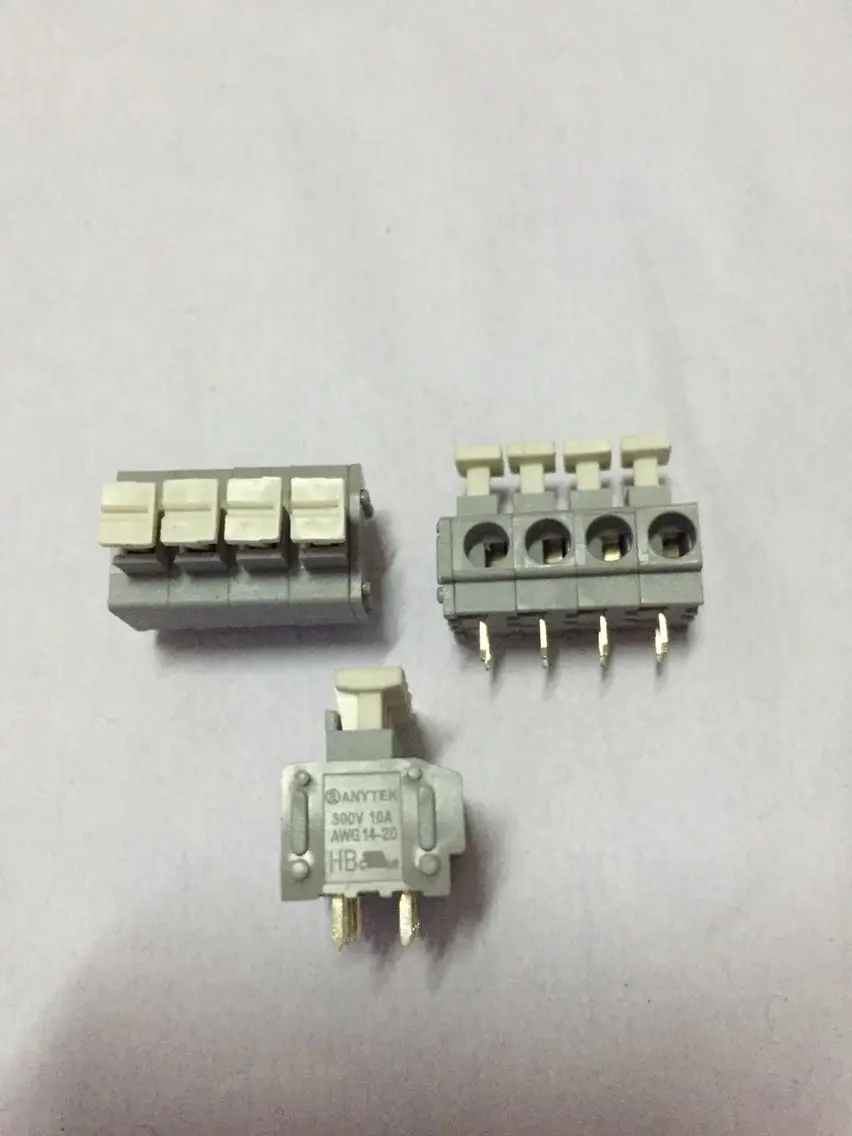 Оригинальный новый 100% HB5.0 пружинный терминал 4-бит 10A300V AWG14-20