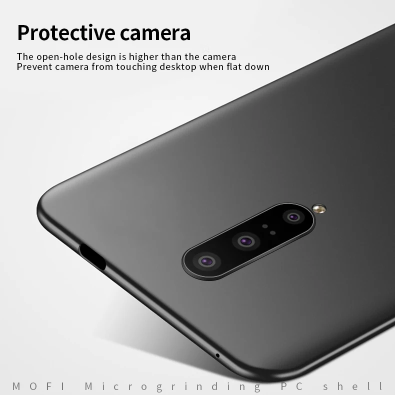 Luxury OnePlus 7 Pro MOFi Thin Hard PC Case For One Plus Back Cover Solid Color Protective Shell Skin Phone Cases |