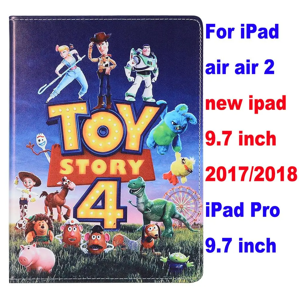 as photo Чехол для ipad air 2, новинка, ipad 9,7,,, Pro, 9,7, ipad, 4 дюйма, ipad mini, 1/2, 3/4, 5, фильм, История игрушек, 4, чехол-подставка - Цвет: as photo