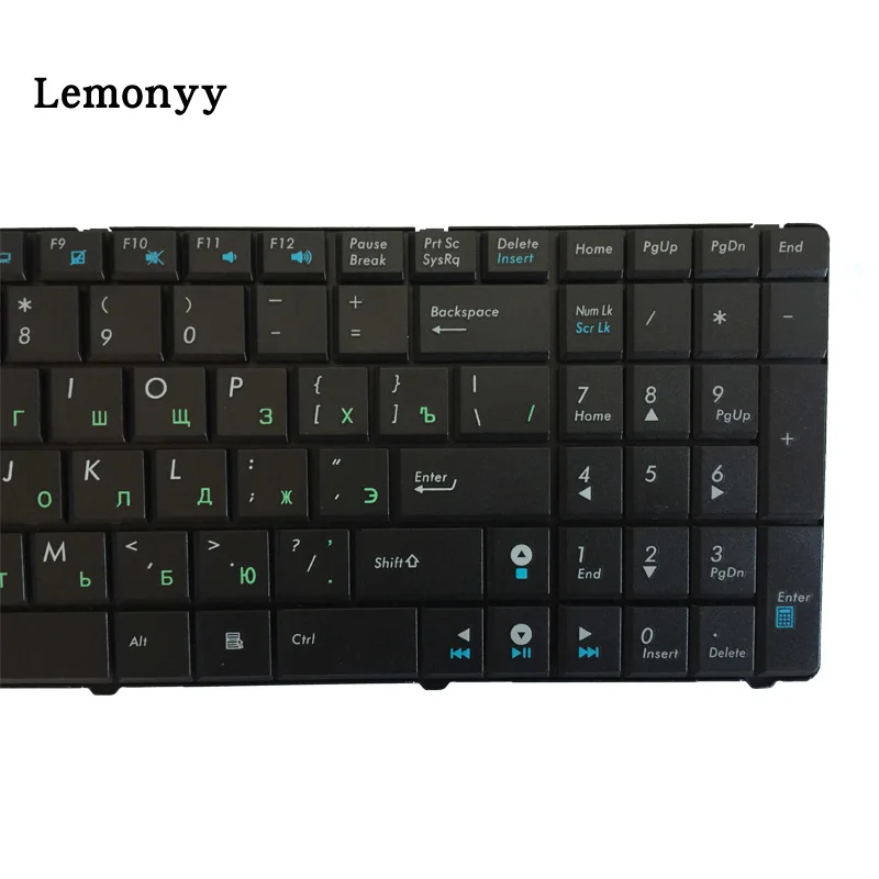 Русская клавиатура для ноутбука ASUS K50I K50C K50AB K50AD K50AF K50IN P50 P50IJ ру черный