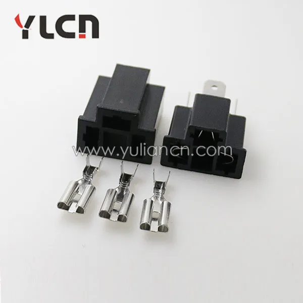 3 контактный автомобильный разъем H4 7 8 мм для лампы|socket 775|connector nutconnector rgb |