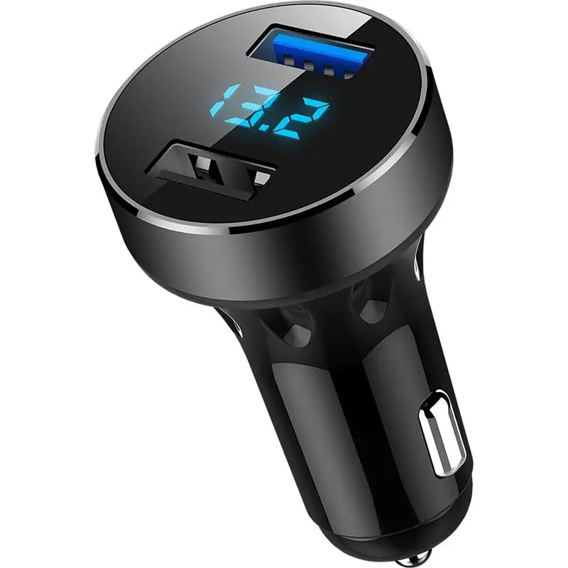 Onever Dual USB Автомобильное зарядное устройство для телефона Интеллектуальный