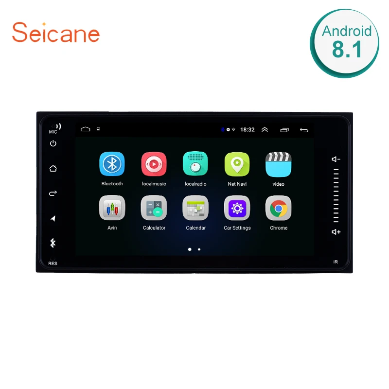 Seicane 7 &quot2din Android 8 1 Автомобильный мультимедийный плеер GPS навигация Радио для TOYOTA