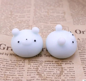 bear Симпатичные Mochi мягкие игрушки для вечеринки в честь Дня Рождения, игрушки для животных, антистрессовые мячи, мягкие липкие игрушки, игрушки для снятия стресса, детский подарок, Декор - Цвет: bear