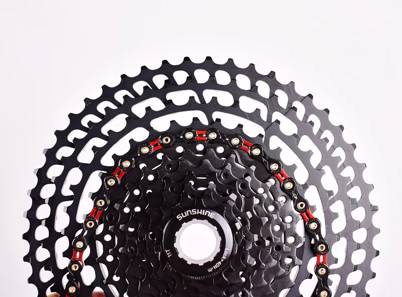 SUNSHNE MTB 11 скоростей 50T кассета 365g ультралегкое Велосипедное свободное колесо 11T