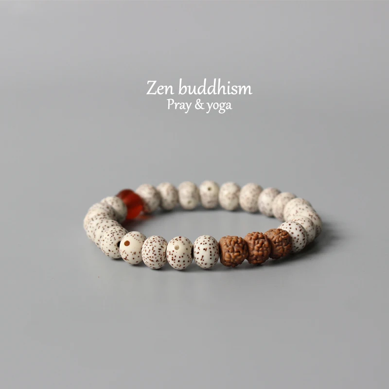 Оптом Xingyue боди seed &amp Rudraksha бисерный браслет унисекс Тибетский буддистский