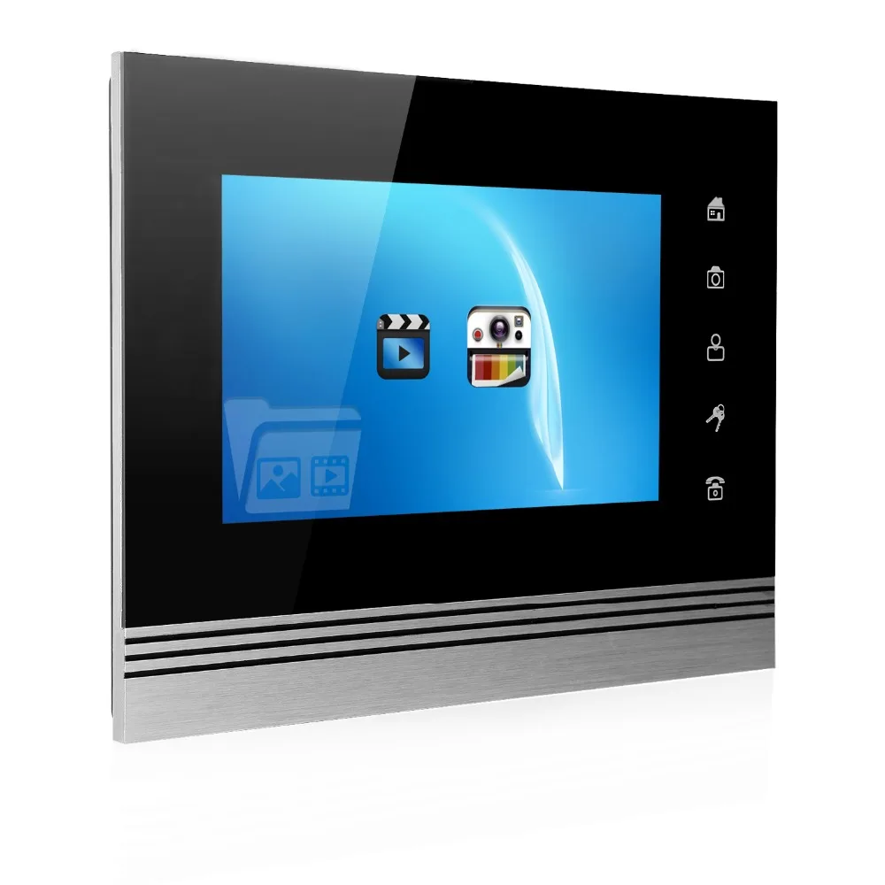 Видеодомофон проводной с камерой 7 дюймов и датчиком движения | Безопасность