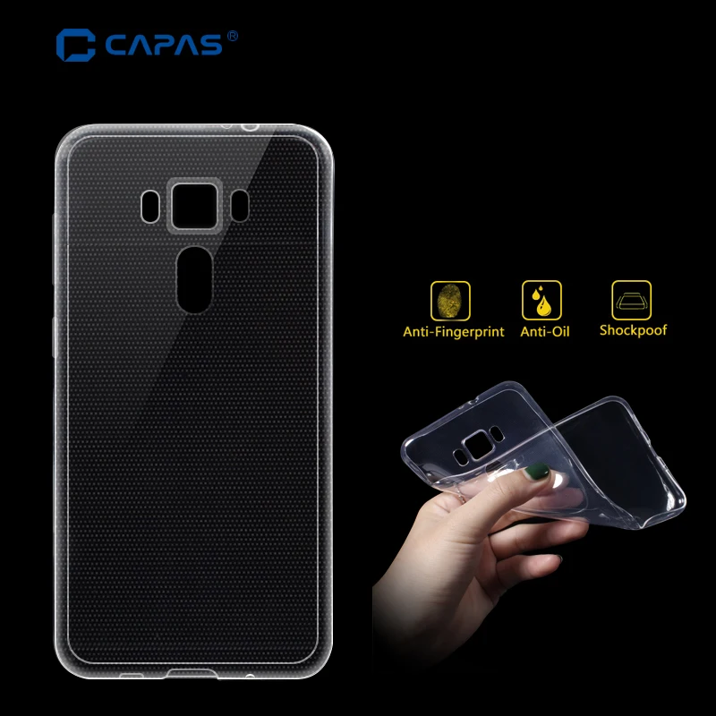 Чехлы для ASUS Zenfone 3 ZE520K чехол прозрачный мягкий силиконовый из ТПУ Для ZenFone ZE552KL