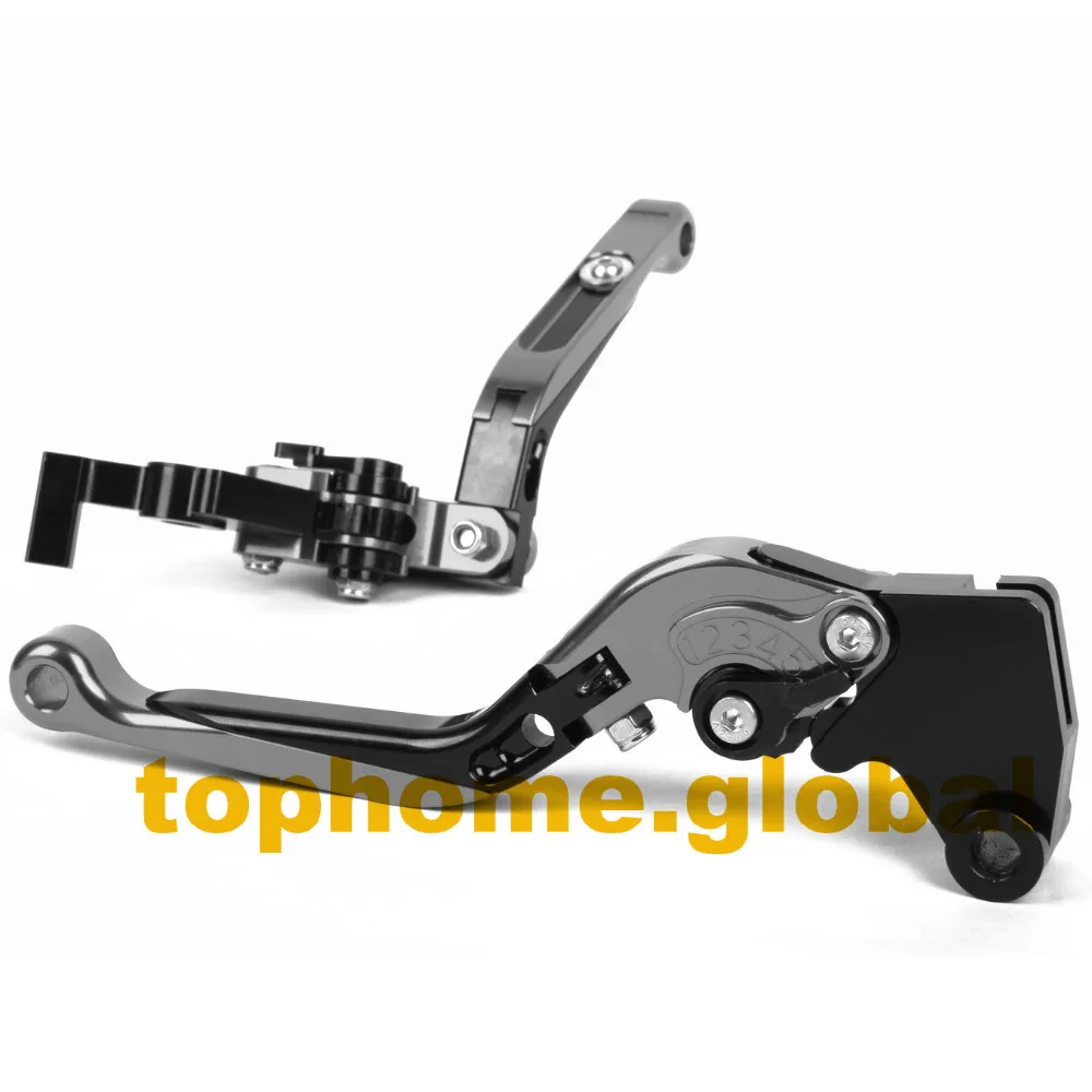 Складные Выдвижные рычаги тормозной муфты для Triumph SPEED TRIPLE R 2012-2015 серый цвет 2014