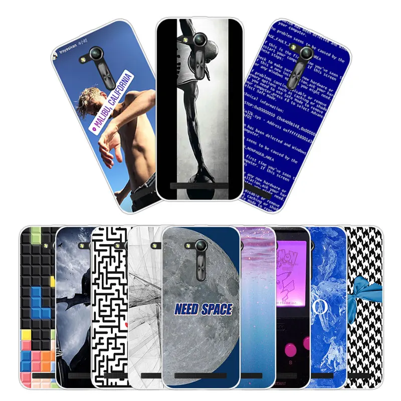 4.5&quot for Asus Zenfone GO ZB452KG ZB450KL Maze Phone Cases Ultrathin Soft Silicone X014D Protector Capa |