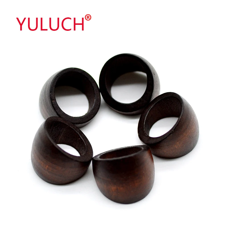 Женское винтажное деревянное кольцо YULUCH Африканское этническое ювелирное