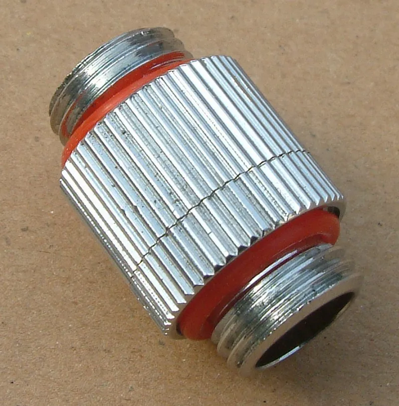 

G 1/4'' double thread connection adapter connector for computer water cooling