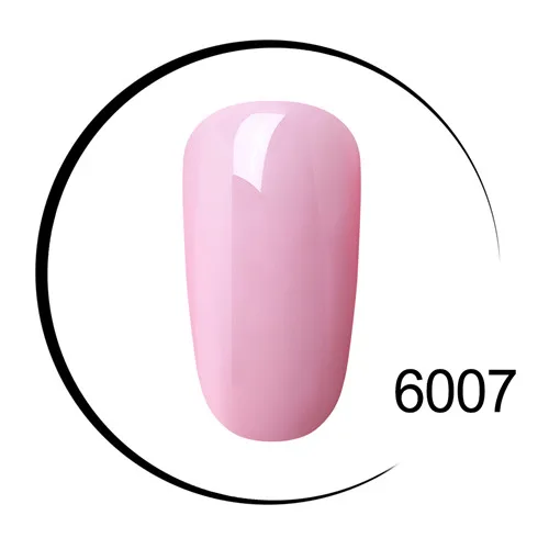 6007 Elite99 одношаговый Цветной Гель-лак чистый цвет белый дизайн ногтей супер качество отмачиваемый Светодиодный УФ-гель без запаха - Цвет: 6007