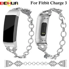 Металлический ремешок в стиле ретро для Fitbit Charge 3, сменный Браслет из стали для Fitbit Charge 3, ремешок для смарт-часов, аксессуары для часов