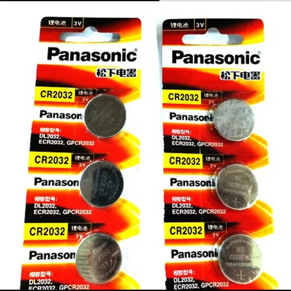 Wholesale 10pcs/lot For Panasonic CR2032 3V LITHIUM BATTERY Button battery batteries made in Indonesia for shipping | Электроника