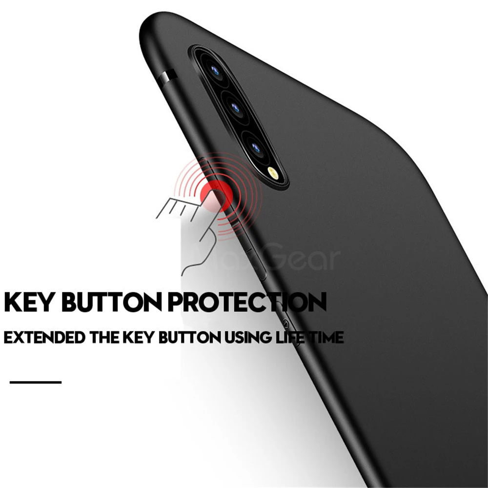 Силиконовый чехол MaxGear для Huawei P9 P10 P20 Lite Plus матовая задняя крышка из ТПУ матовый