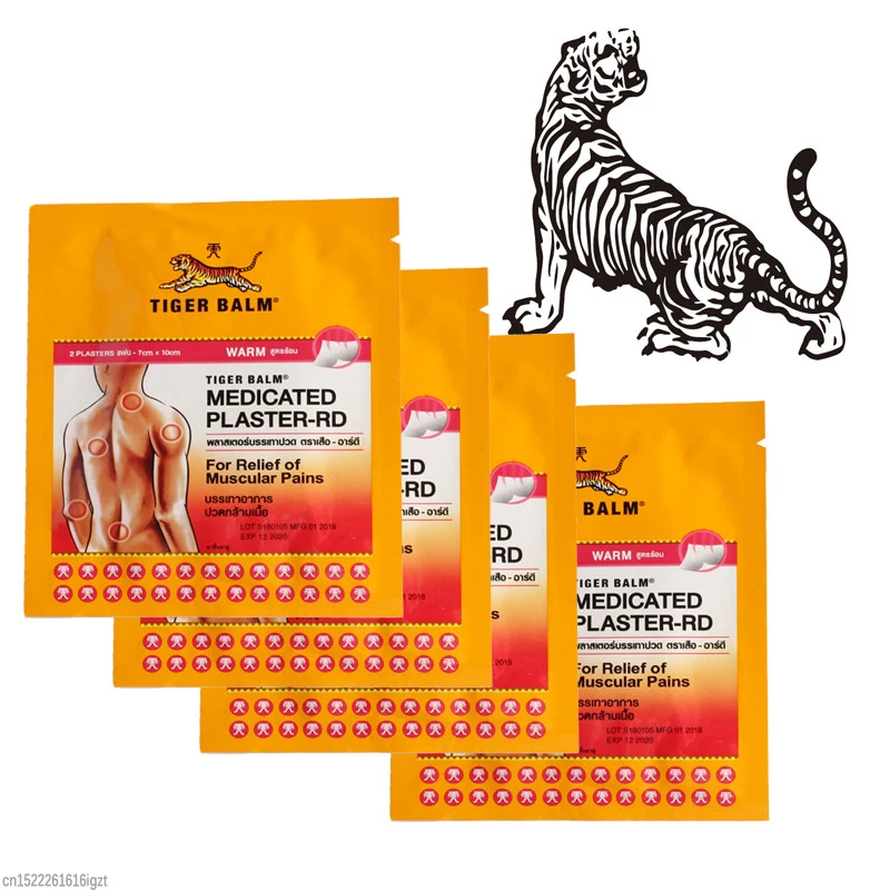 2 Patches Tiger Balm Herbal Medical Plasters Rheumatism Muscular Spondylosis Back Joint Pain Patch Health Care | Красота и здоровье
