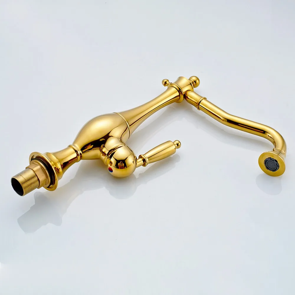 Смеситель для раковины с поворотом на 360 градусов 134 22 г|deck mounted|taps chinabasin faucet |