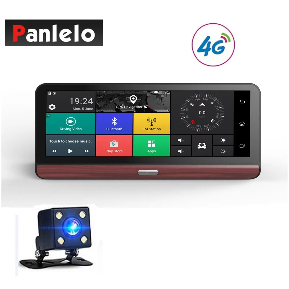 Автомобильный видеорегистратор DVR 7 84 &quotAndroid 5 0 1080 P 3g/4G gps навигация Bluetooth g сенсор