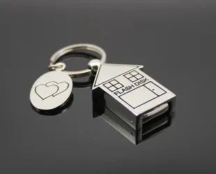 Милый металлический USB флеш-накопитель в форме домика 32 ГБ Usb-карта памяти