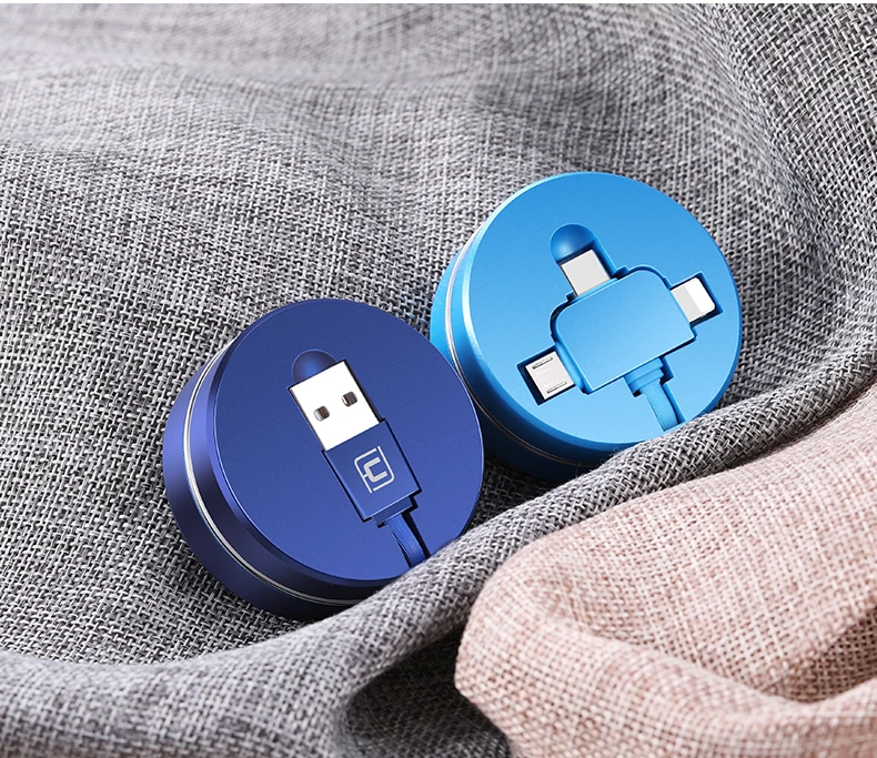 Cafele 3 в 1 Micro usb type C 8 Pin USB кабель для iPhone X 8 7 6 Крест Дизайн выдвижной 100 см USB кабель для Xiaomi huawei