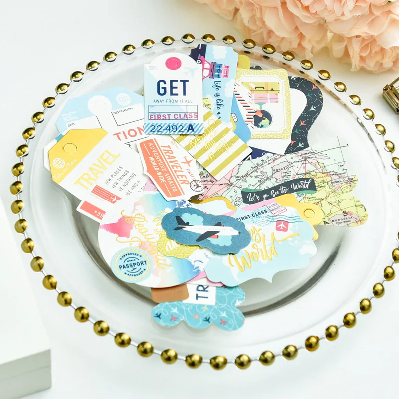 

Бумажные стикеры для путешествий ZFPARTY 32 шт. для скрапбукинга/изготовления карт/проект журнала «сделай сам»