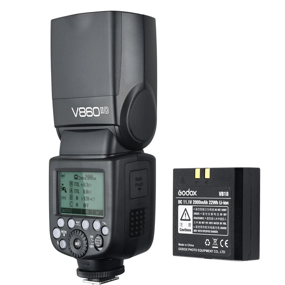 Godox Винг V860II O ttl HSS 1/8000 Li Ion Батарея Вспышка Speedlite для Olympus Panasonic E M10II M5II M1 G7 G6 GH4|flash for