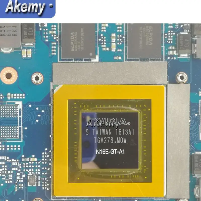 Akemy ROG GL702VT материнская плата для ноутбука For Asus GL702VS GL702V GL702 тест оригинальная I5-6300HQ