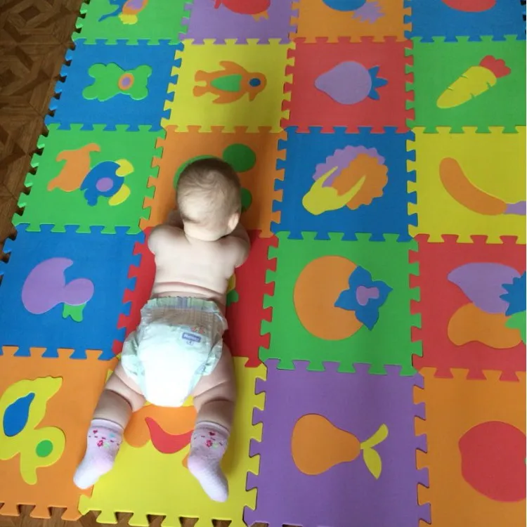 10 шт. 30*30 см детский коврик-головоломка детский игровой коврик плюшевый коврик EVA детский Поролоновый ковер мозаика коврики для игры в пол 4 стиля PX10