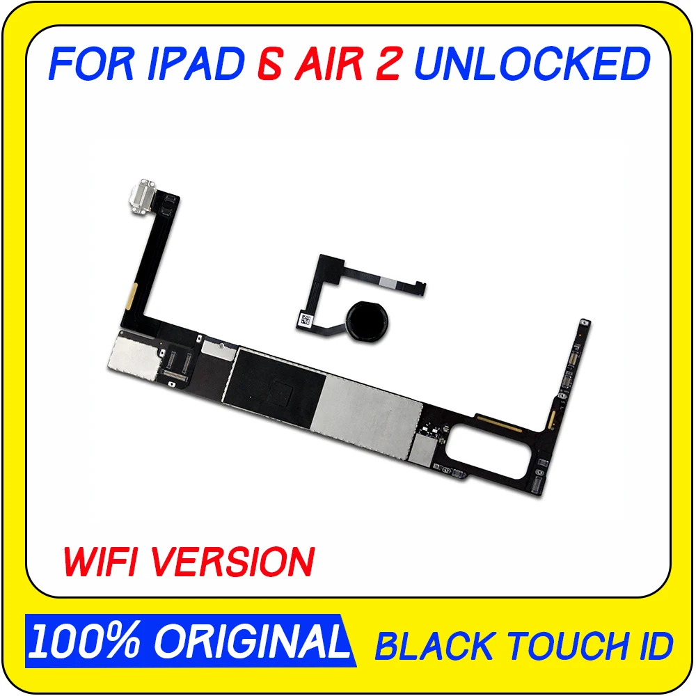 A1566 A1567 черная оригинальная разблокированная для Ipad 6 логическая плата WIFI 3G/WIFI