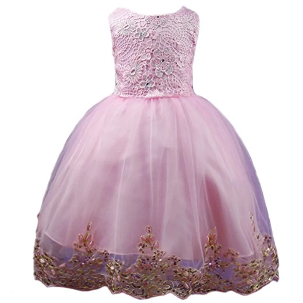 Детское платье принцессы с бантом-бабочкой вечерние Возраст 4-11 лет | Свадьбы и