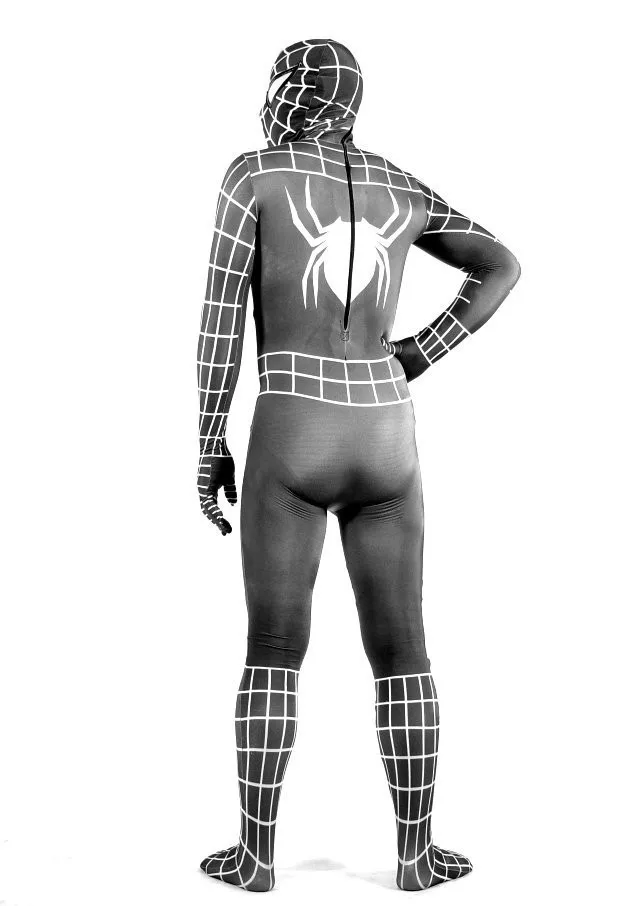 Подгонянный Синий/Красный взрослый супергерой зентай костюм Хэллоуин