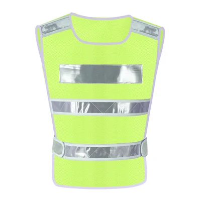 Yellow-Obviously Новинка, хит, унисекс, L, XL, XXL, светоотражающий жилет, рабочая одежда, обеспечивает высокую видимость, день, ночь, бег Предупреждение, Детский защитный жилет - Цвет: Yellow-Obviously
