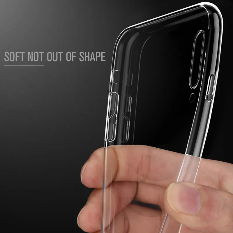 Чехлы для телефонов Xiaomi Mi 9 8 SE Lite Pro ультратонкий прозрачный силиконовый мягкий