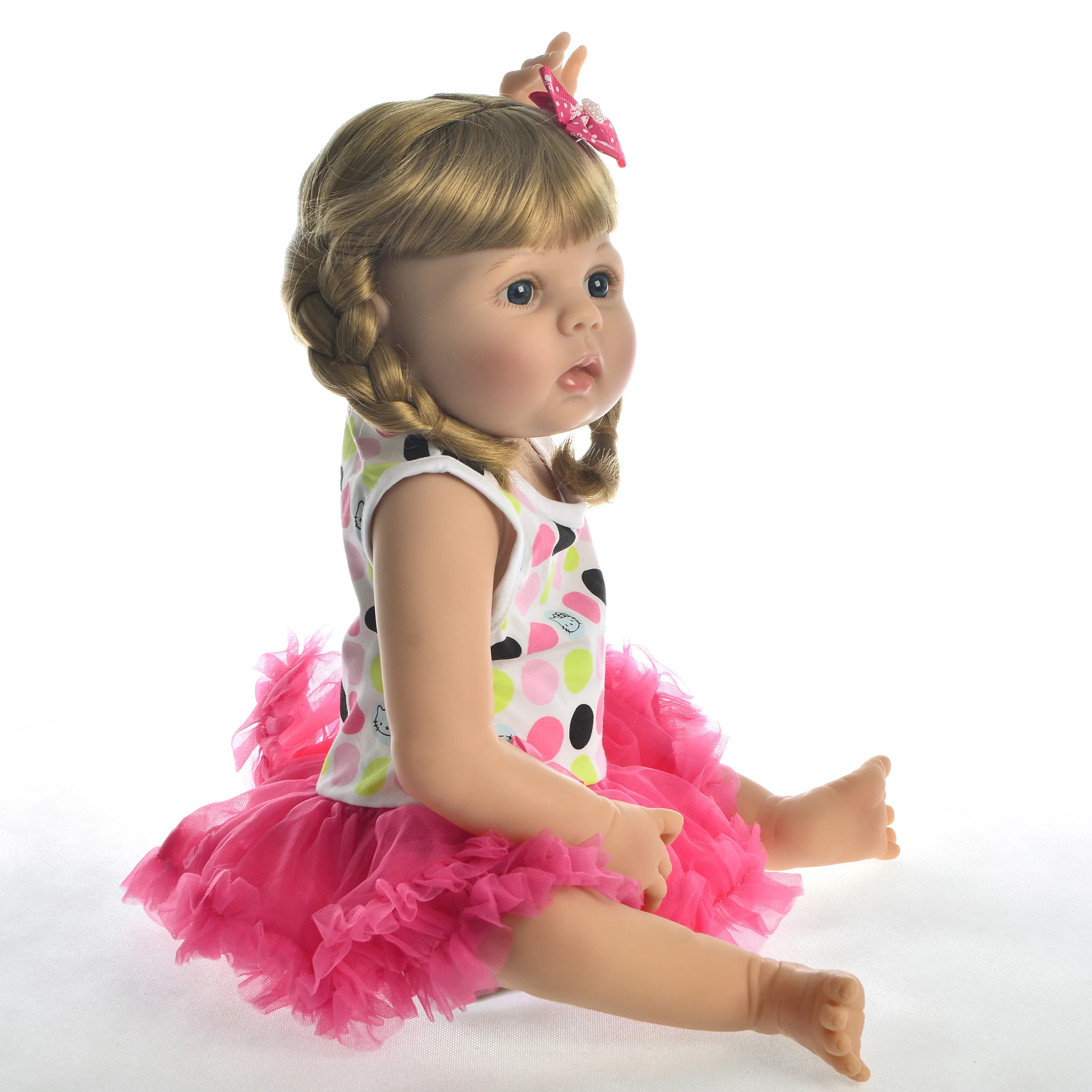 Sudoll 22&quot Reborn Baby Doll Full Body Vinyl Silicone Newborn Girl Bath Waterproof Anatomically Correct Gift Toys | Игрушки и хобби