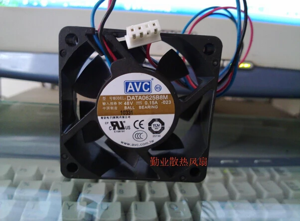 Оригинальный AVC 6 см 60*60*25 48 В 0,15a DATA0625B8M трехстрочный двойной шар