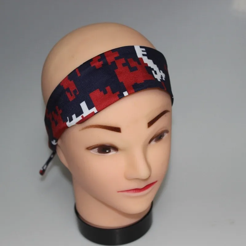 Оранжевый черный белый бейсбольный Софтбол галстук для головы сделай сам