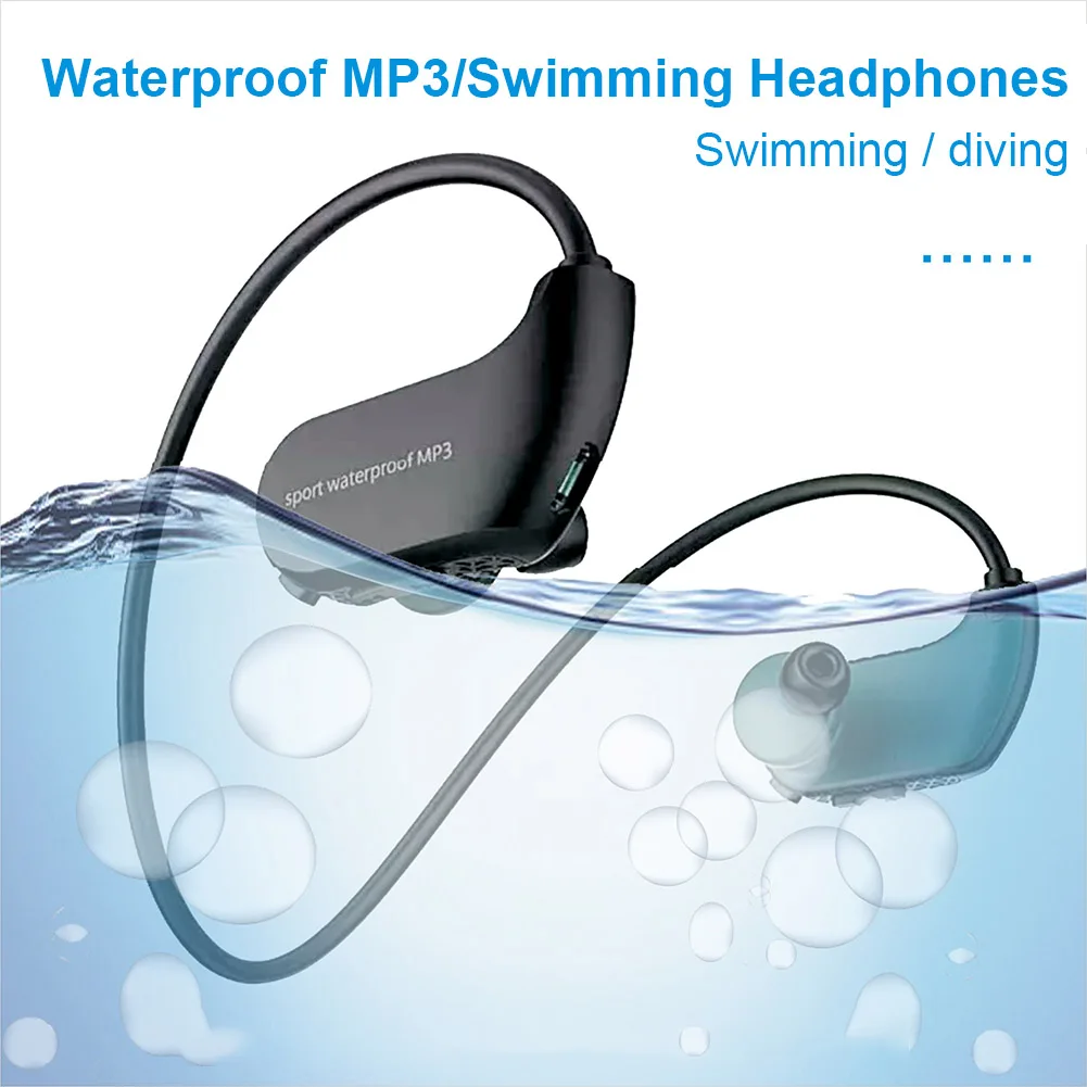 IPX8 водонепроницаемый переносной mp3-плеер MP3 наушники для бега плавания SGA998 |