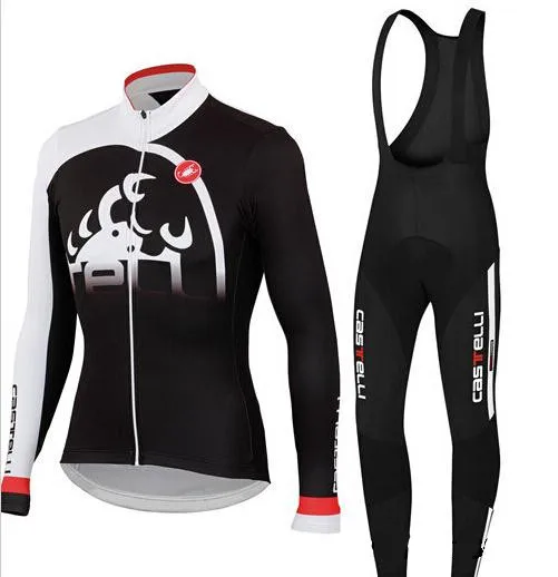 2015 команды + высокое качество с длинным рукавом задействуя джерси Ropa ciclismo / mtb