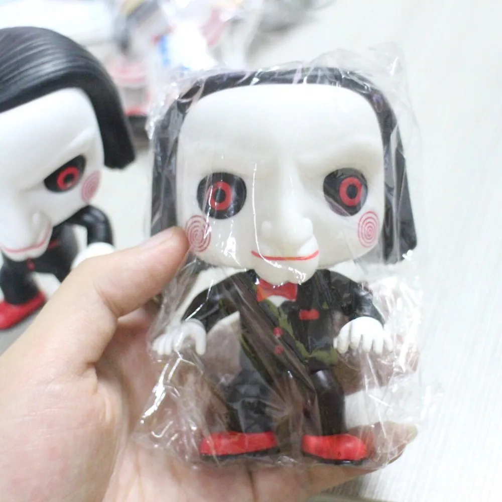 Неидеальный Funko Pop! Фильм ужасов Saw-BILLY свободная Игрушка Фигурка декоративная модель игрушка дешевая цена без коробки