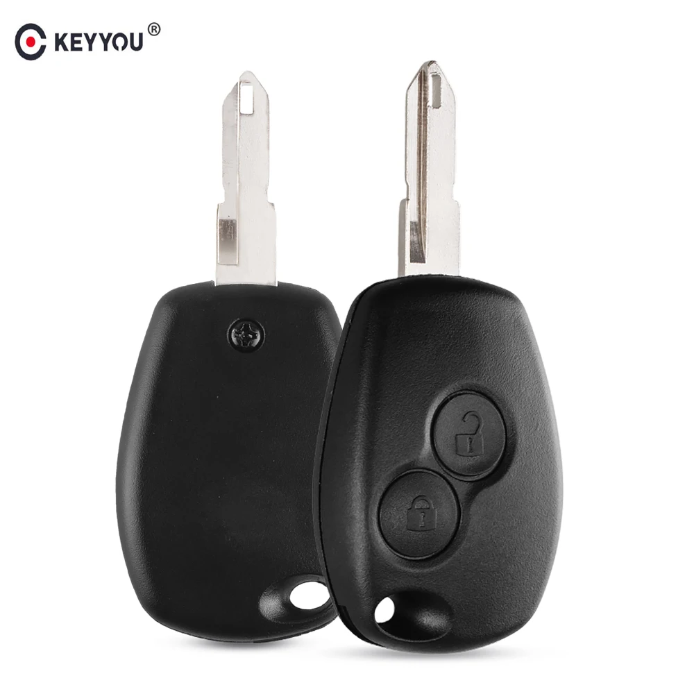 Новинка запасной чехол KEYYOU с 2 кнопками для дистанционного ключа Renault Duster Logan Fluence