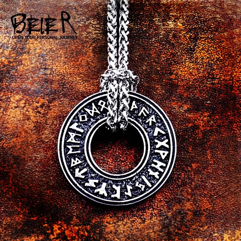 Байер 316L Нержавеющая сталь Viking исландский вегвизир шлем ужасов в рунические