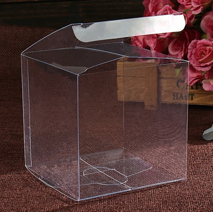 

100 шт 12*12*12 см Прозрачная Чистая ПВХ коробка/Пластиковые кубические коробки подарочные Кондитерские коробки для печенья Дисплей Чехол wen5096