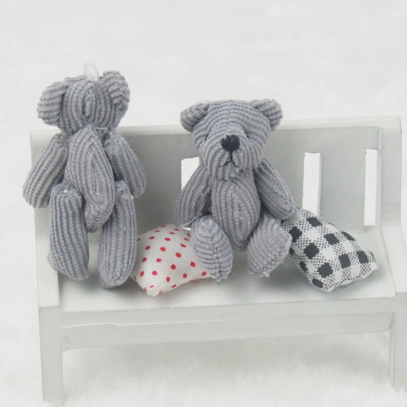 100 шт./партия Миниатюрный Плюшевый мишка мягкие плюшевые игрушки маленький